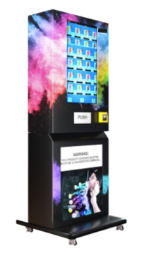 Vapeautomat mit Touch Display und Untertänder